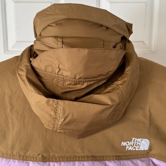 Womens The North Face 92 Low-Fi Hi-Tek Nuptse Down Puffer Jacket Lupine Purple - Picture 7 of 8
